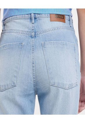 Jean Para Mujer Straight Color Azul  Marca Ostu #40160285