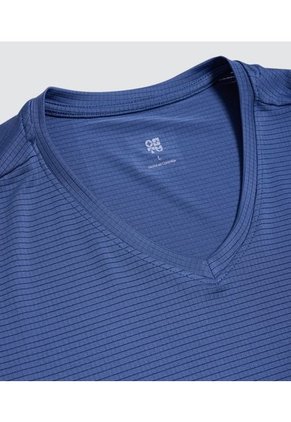 Camiseta Para Hombre Ostu Color Azul Material 95% Poliéster 5% Elastano