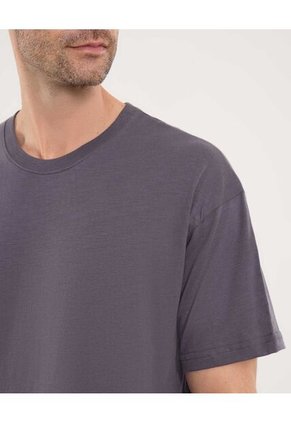 Camiseta Para Hombre Manga Corta Color Negro Marca Ostu #60091334