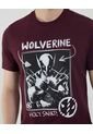 Camiseta Burdeos De Wolverine  Para Hombre #60091752 Ostu de Ostu