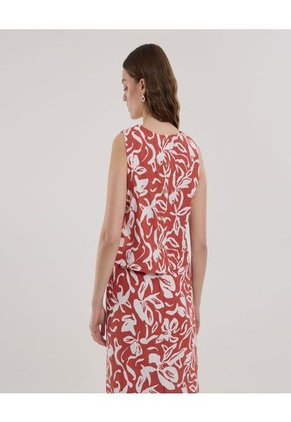 Blusa Para Mujer Manga Sisa Color Naranja Marca Ostu #40121172