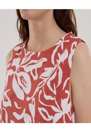 Blusa Para Mujer Manga Sisa Color Naranja Marca Ostu #40121172