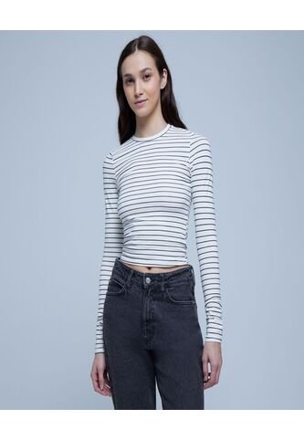 Camiseta Para Mujer Manga Larga Color Negro Marca Ostu #40091943 Ostu