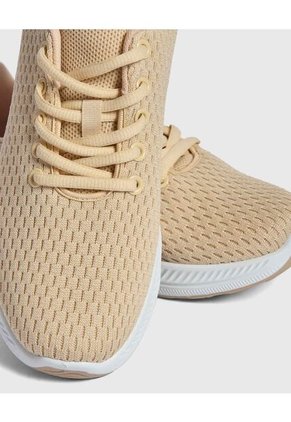 Tenis Para Mujer Sport Color Beige Marca Ostu #40720145
