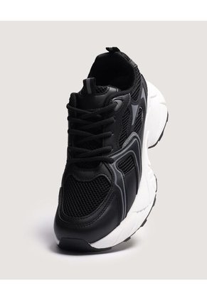 Tenis  Para Mujer Casual Color Negro Marca Ostu #40720194