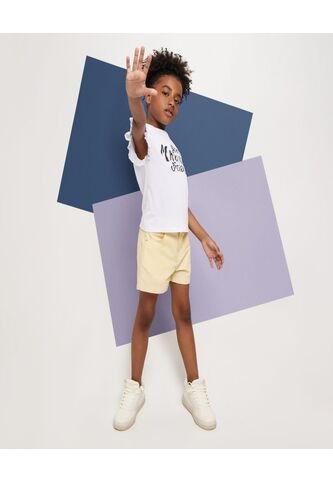 Camiseta Niña Ostu M/C Blanco POLIÉSTER 90090129-10215 Ostu