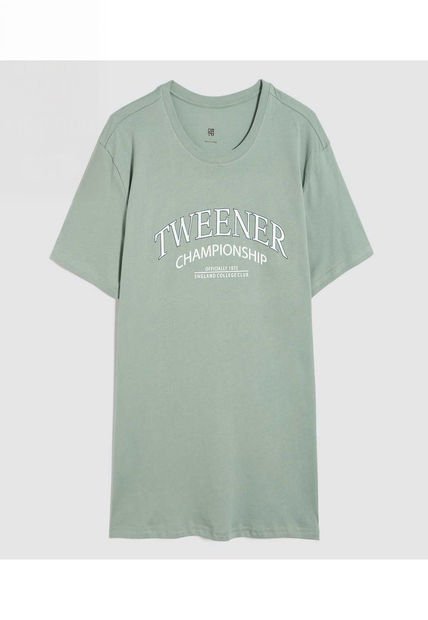 Camiseta Para Hombre Manga Corta Color Verde Claro Marca Ostu #60091558