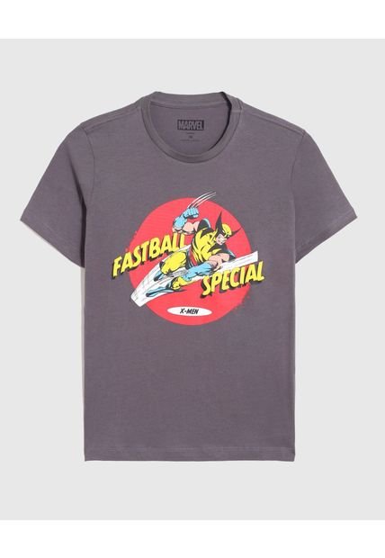Camiseta Infantil Niño Manga Corta Cuello Redondo Color Gris Marca Ostu #80090298