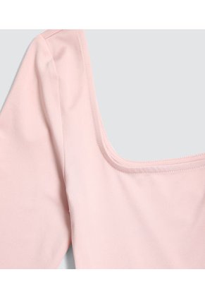 Body De Mujer M/L Marca Ostu En Color Rosa #40200113