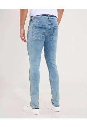 Jean Para Hombre Skinny Color Azul Claro Marca Ostu #60160346