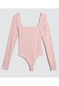 Body De Mujer M/L Marca Ostu En Color Rosa #40200113 de Ostu