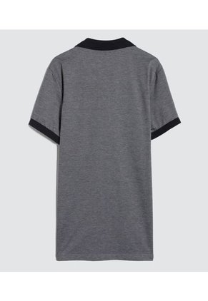 Polo Para Hombre Cuello Tejido Sin Bolsillo Color Azul  Marca Ostu #60110692