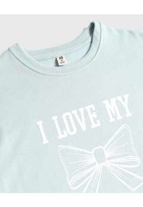 Buzo Infantil Niña Cuello Redondo Color Verde Marca Ostu #90060151