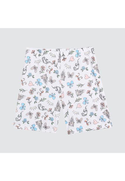 Short Para Niña  Color Blanco Marca Ostu #90190021