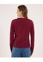 Blusa  Para Mujer Manga Larga Color Vino Marca Ostu #40121192 de Ostu