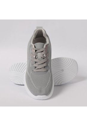 Tenis Mujer   Gris Textil 40720119-7