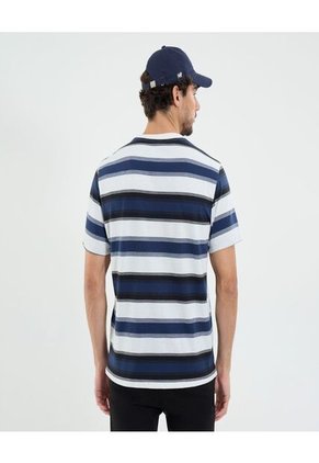 Camiseta Para Hombre Manga Corta Cuello Redondo Color Azul Marca Ostu #60091666