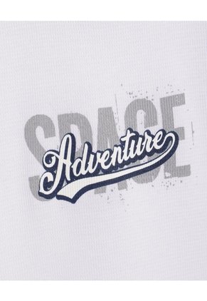 Camiseta Para Niño Manga Corta Color Blanco Marca Ostu #80090229