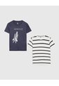 Camiseta Para Niño Manga Corta Color Pack X Marca Ostu #80090223 de Ostu