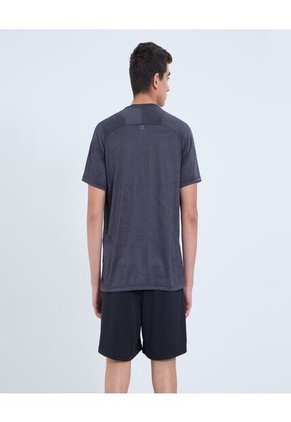 Camiseta Para Hombre Manga Corta Cuello Redondo Color Negro Marca Ostu #60091631