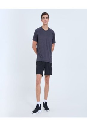 Camiseta Para Hombre Manga Corta Cuello Redondo Color Negro Marca Ostu #60091631