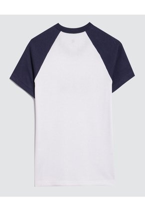 Camiseta Para Niño Manga Corta Color Blanco Marca Ostu #80090229
