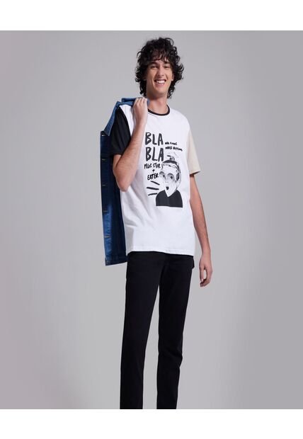 Camiseta Para Hombre Manga Corta Color Blanco Marca Ostu #60090889