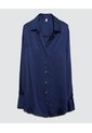 Camisa Para Mujer Manga Larga Color Azul  Marca Ostu #40010197 de Ostu