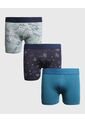 Pantaloncillo Infantil Niño Boxer Filete Medio Color Azul Marca Ostu #80000091 de Ostu