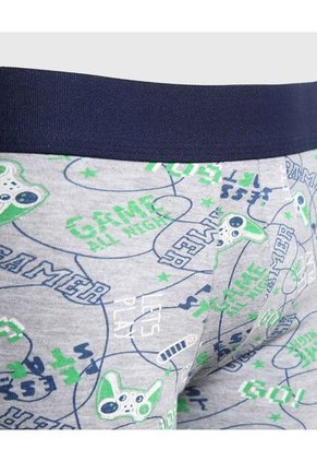 Pantaloncillo Infantil Niño Boxer Filete Medio Color Azul Marca Ostu #80000091