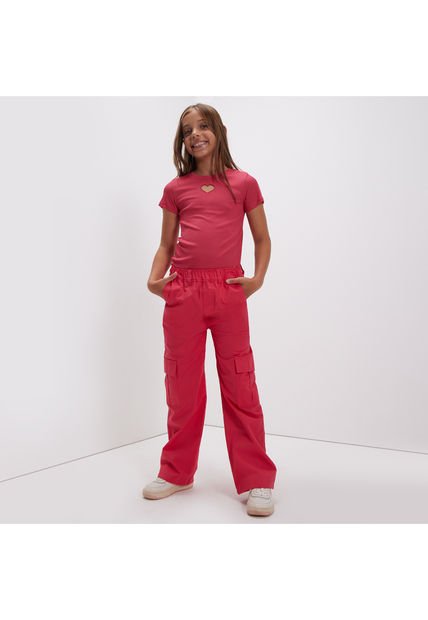 Pantalon Para Niña  Color Rosado  Marca Ostu #90070046