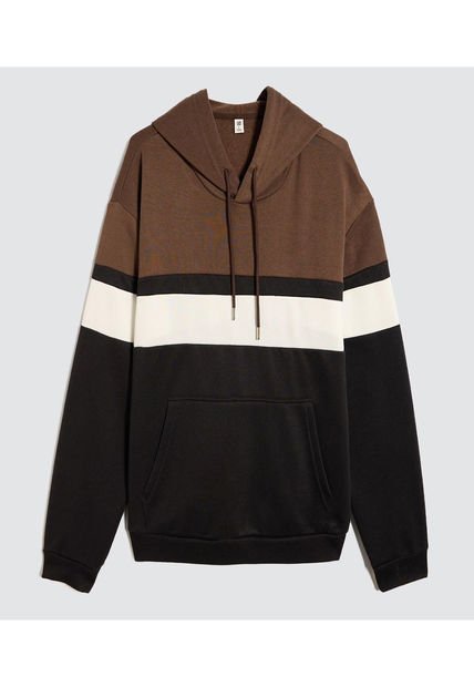 Buzo Para Hombre Hoodie Color Camel Marca Ostu #60060462