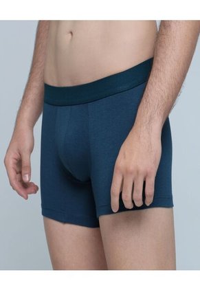 Boxer Para Hombre Filete Corto Algodón Color Azul  Marca Ostu #60000411