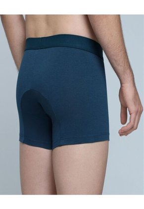 Boxer Para Hombre Filete Corto Algodón Color Azul  Marca Ostu #60000411