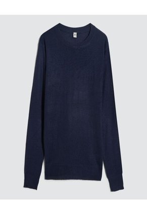 Saco Para Hombre Cuello Redondo Color Azul  Marca Ostu #60330041