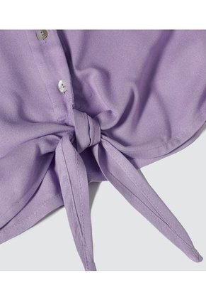 Camisa Para Niña Ostu Color Lila Material Viscosa 100%