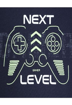 Camiseta Para Niño Manga Corta Color Azul  Marca Ostu #80090203