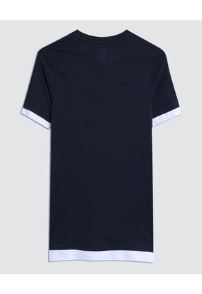 Camiseta Para Niño Manga Corta Color Azul  Marca Ostu #80090203