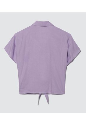 Camisa Para Niña Ostu Color Lila Material Viscosa 100%