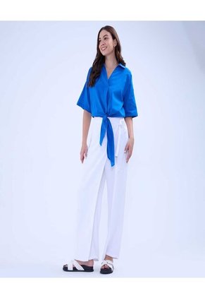 Pantalon Para Mujer  Color Blanco Marca Ostu #40070747