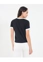 Camiseta Para Mujer Manga Corta Moda Color Negro Marca Ostu #40092597 de Ostu