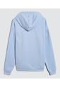 Buzo Para Mujer Hoodie Color Celeste Marca Ostu #40060350 de Ostu