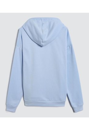 Buzo Para Mujer Hoodie Color Celeste Marca Ostu #40060350