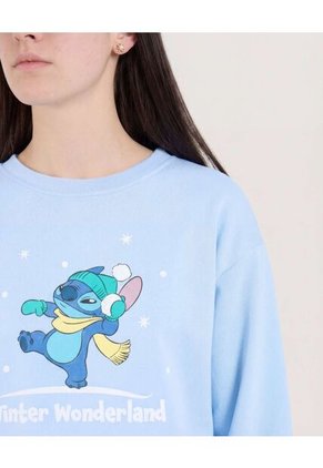 Buzo  Para Mujer Cuello Redondo Color Azul Marca Ostu #40060540