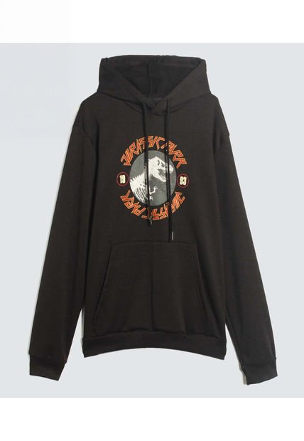 Buzo Para Hombre Hoodie Color Negro Marca Ostu #60060400