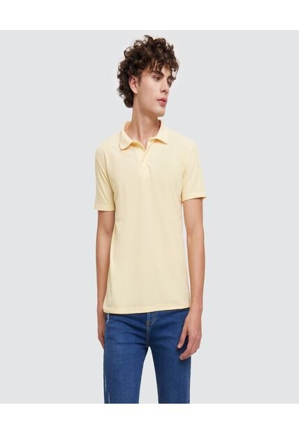 Polo Hombre Ostu  Amarillo Poliéster 60110241-1113