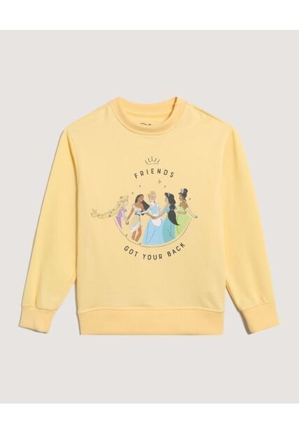 Buzo  Infantil Niña Cuello Redondo Color Amarillo Marca Ostu #90060168