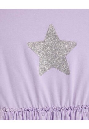 Vestido  Infantil Niña M/Sisa Medio Color Lila Marca Ostu #90170079