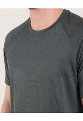 Camiseta Para Hombre Manga Corta Cuello Redondo Color Verde Marca Ostu #60091728