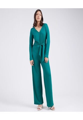 Enterizo Para Mujer Manga Larga Color Verde  Marca Ostu #40320075 Ostu